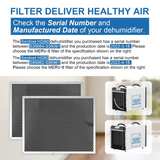 AlorAir MERV-1 Air Filter for Basement Dehumidifiers Sentinel HD90/HDi90 Series Furnace Filters 3 Pack (12.6 × 10.1 × 0.4 in)