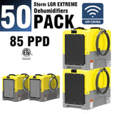 ALORAIR® Storm LGR Extreme WI-FI 85 Pint Commercial Restoration Dehumidifiers (Pack of 50) Wholesale Package of Restoration Equipment