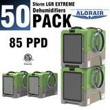 ALORAIR® Storm LGR Extreme 85 Pint Commercial Restoration Dehumidifiers (Pack of 50) Wholesale Package of Restoration Equipment